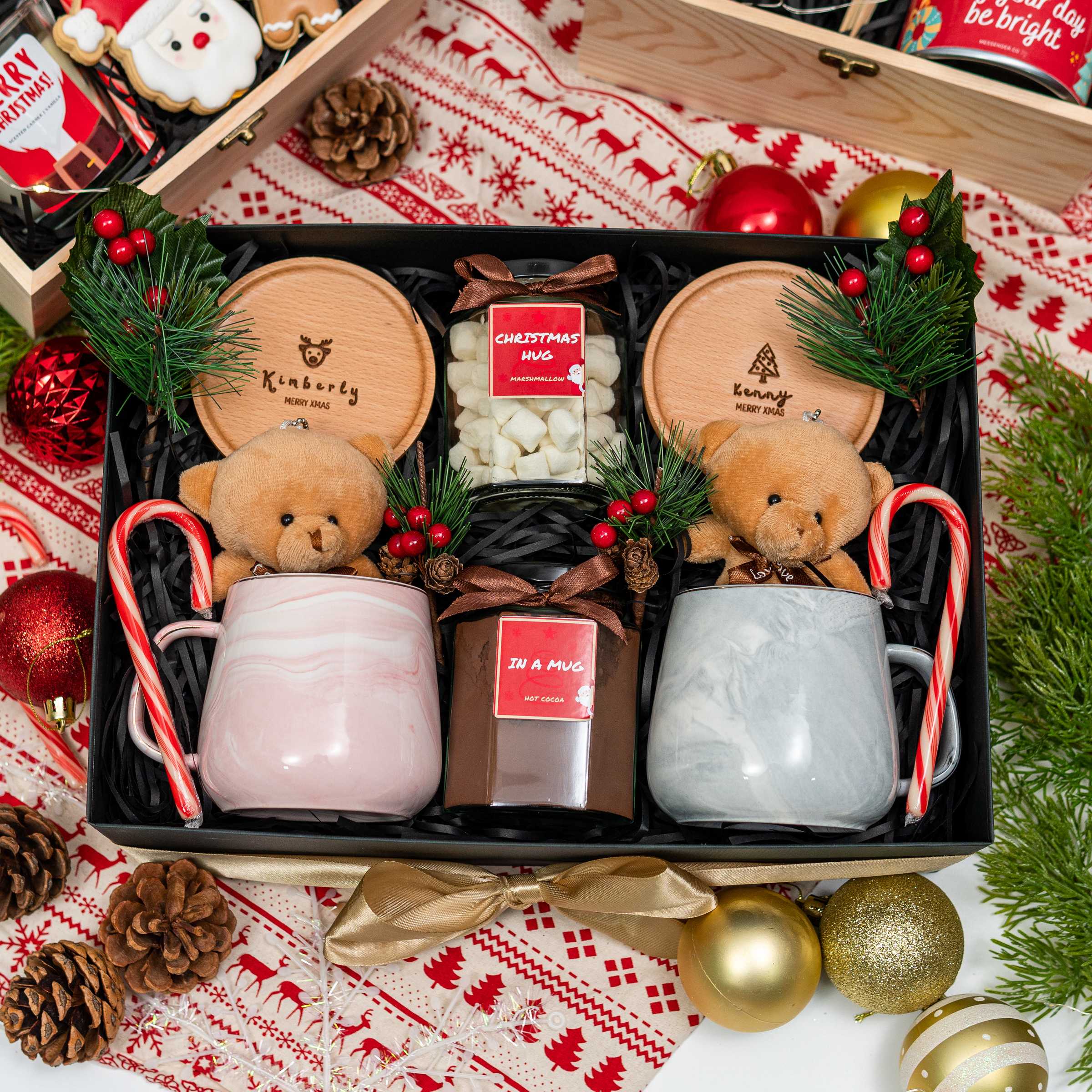 [messengerco] double joy box - christmas gift box product photo square-2