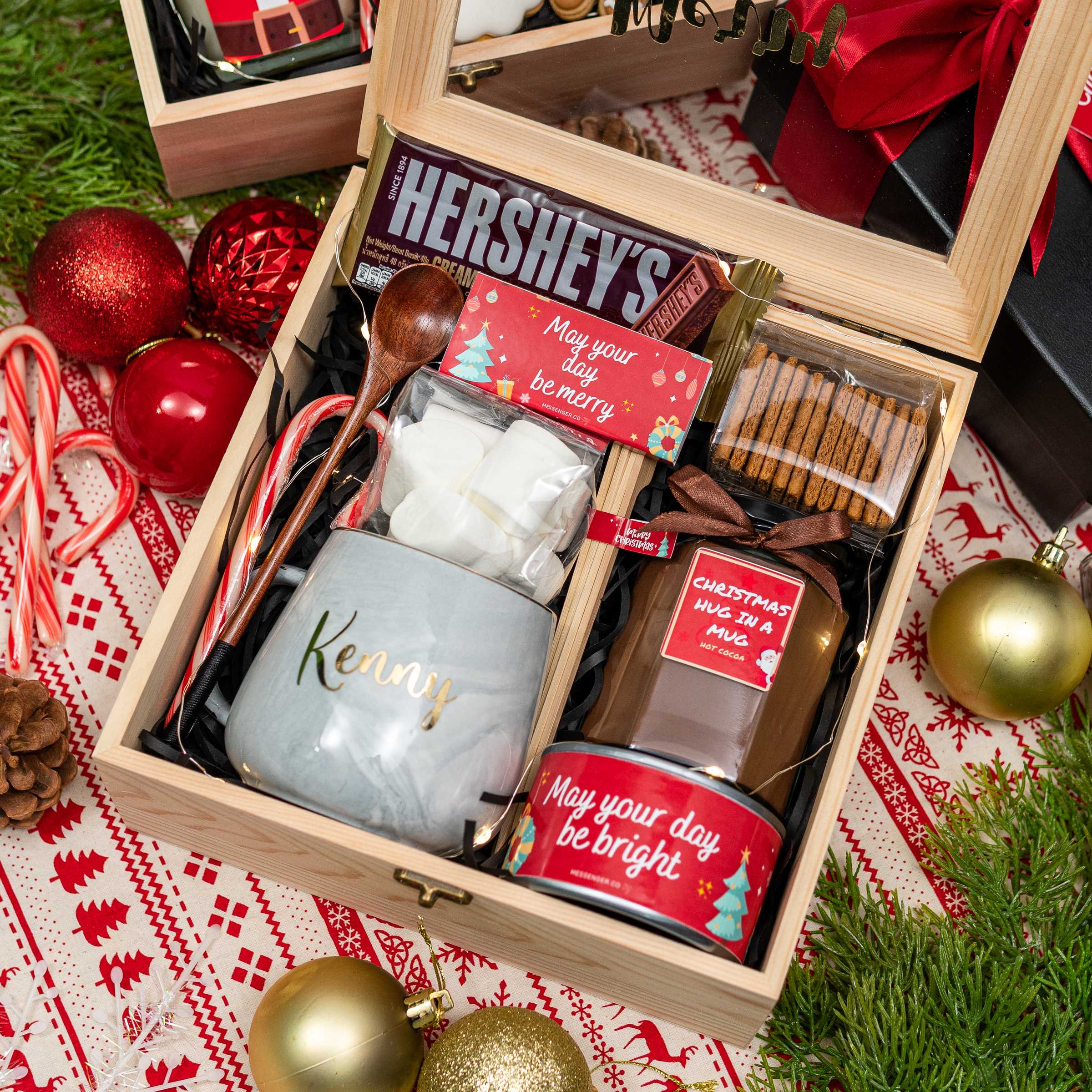 [messengerco] lavish box - christmas gift box product photo square-5