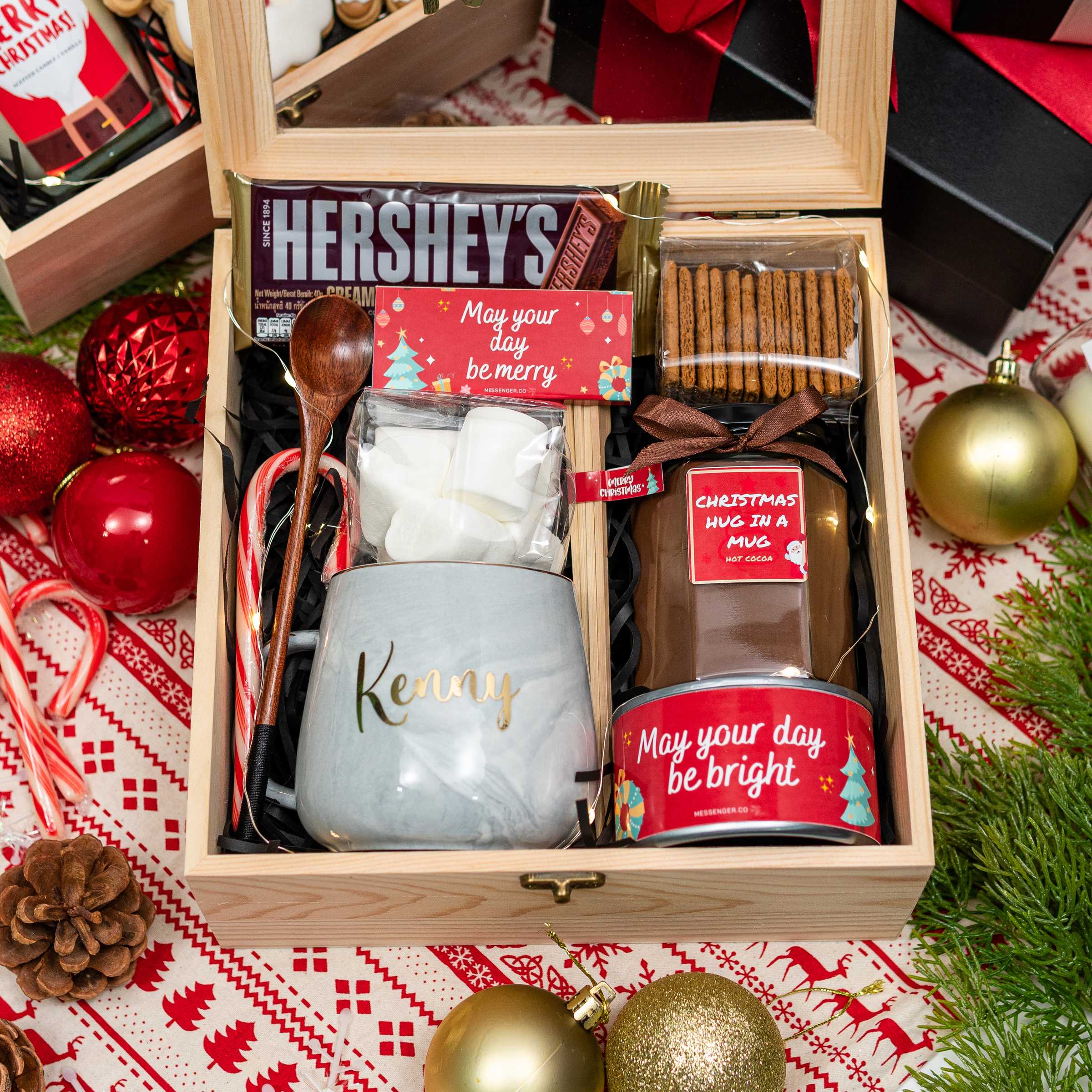 [messengerco] lavish box - christmas gift box product photo square-7