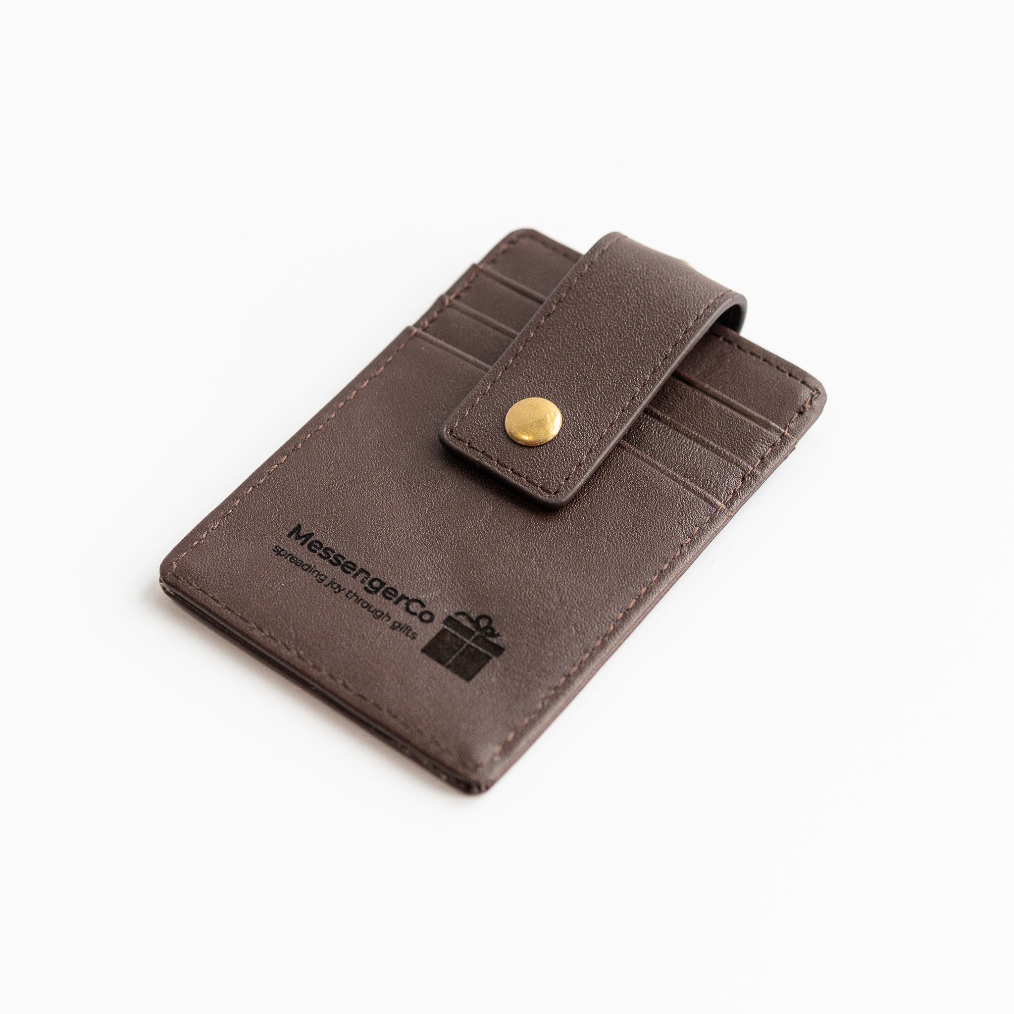 Personalised engraved multi slot id card holder + lanyard set - genuine leather product photo square-4