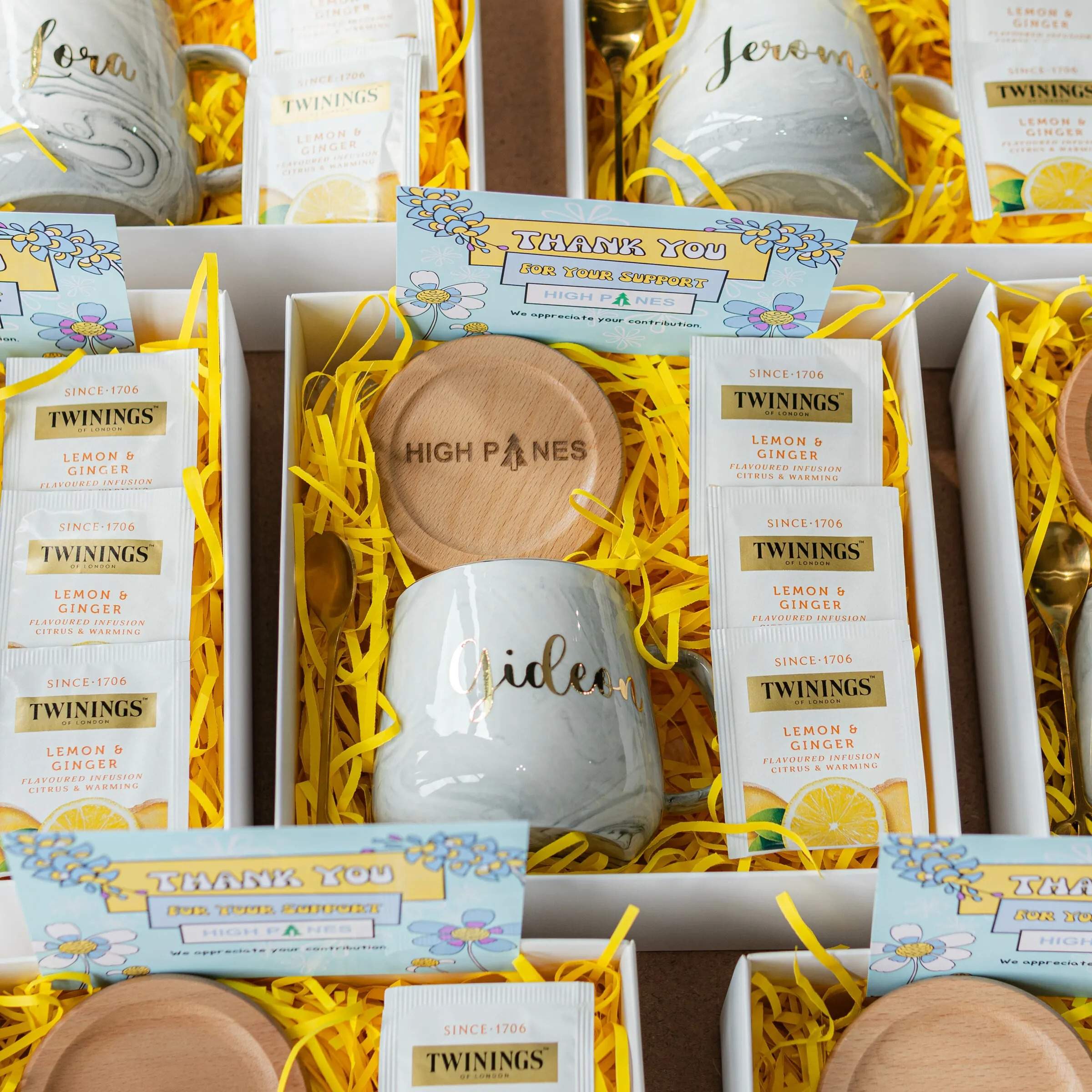 Personalised staff gift set - high pines product photo square-5