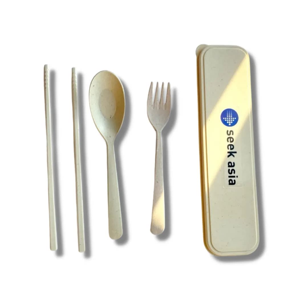 Custom design wheat cutlery doorgift (eco-friendly edition) product photo square-3