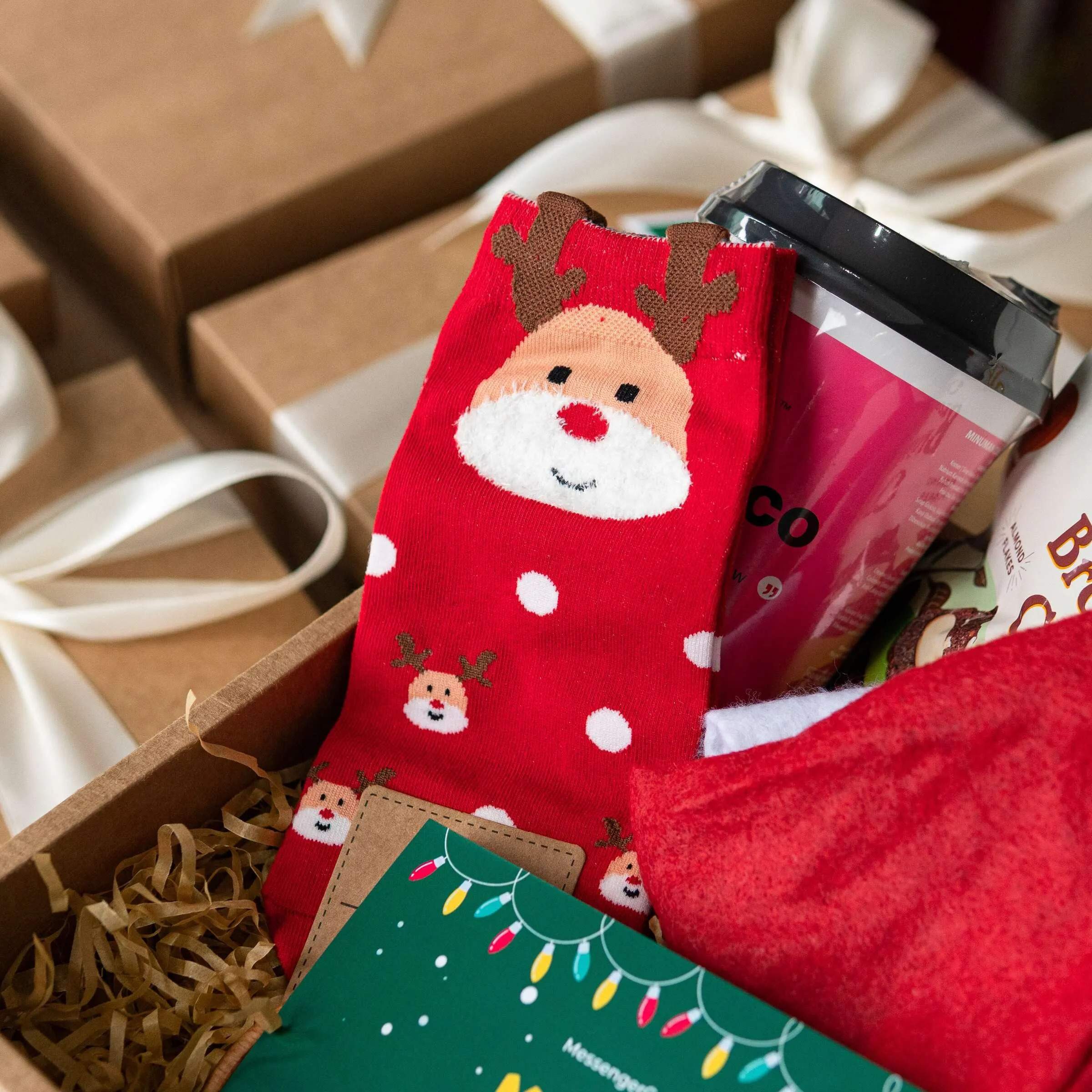 Christmas personalised gift set - christmas socks product photo square-4