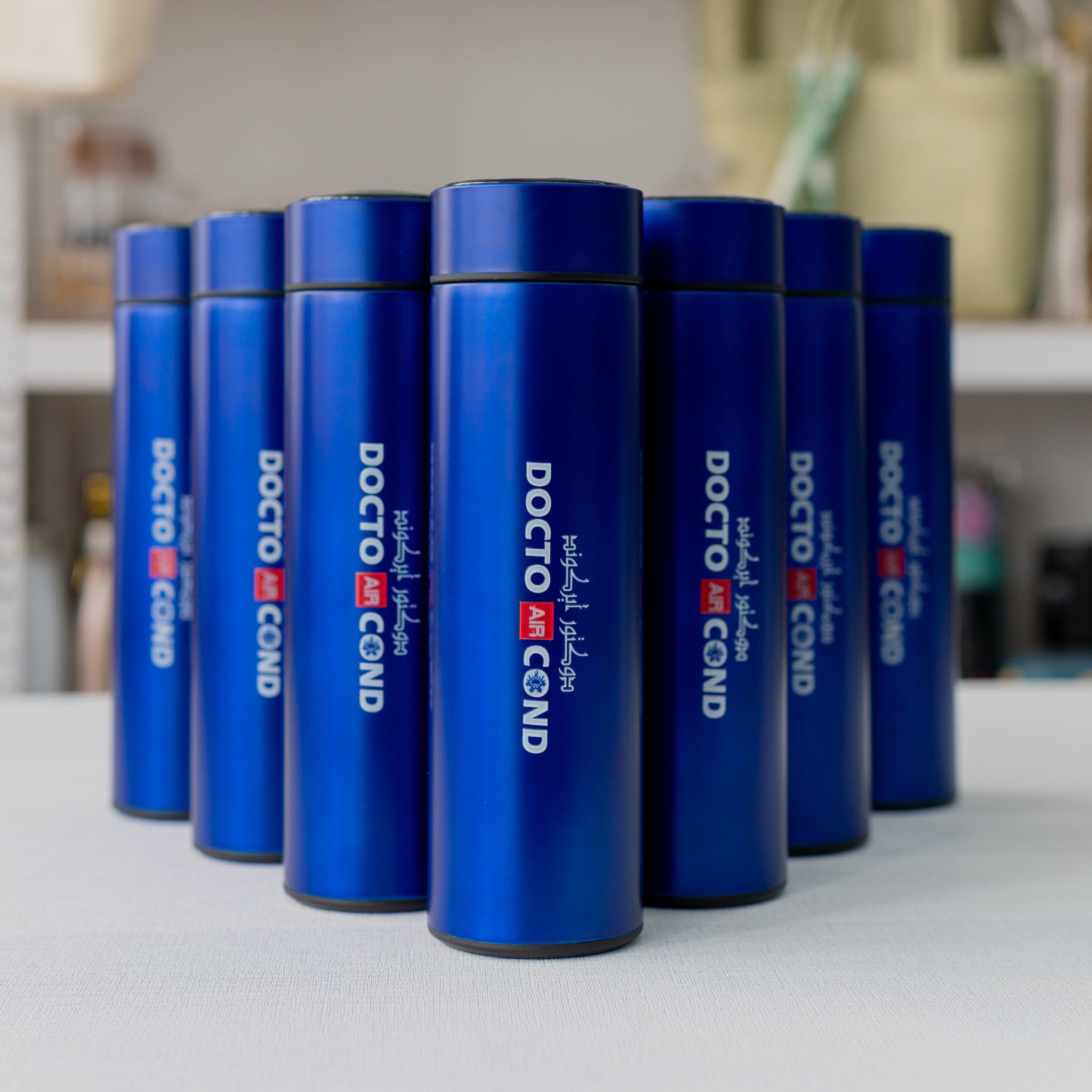 Thermos flask with logo - docto aircond product photo square-3