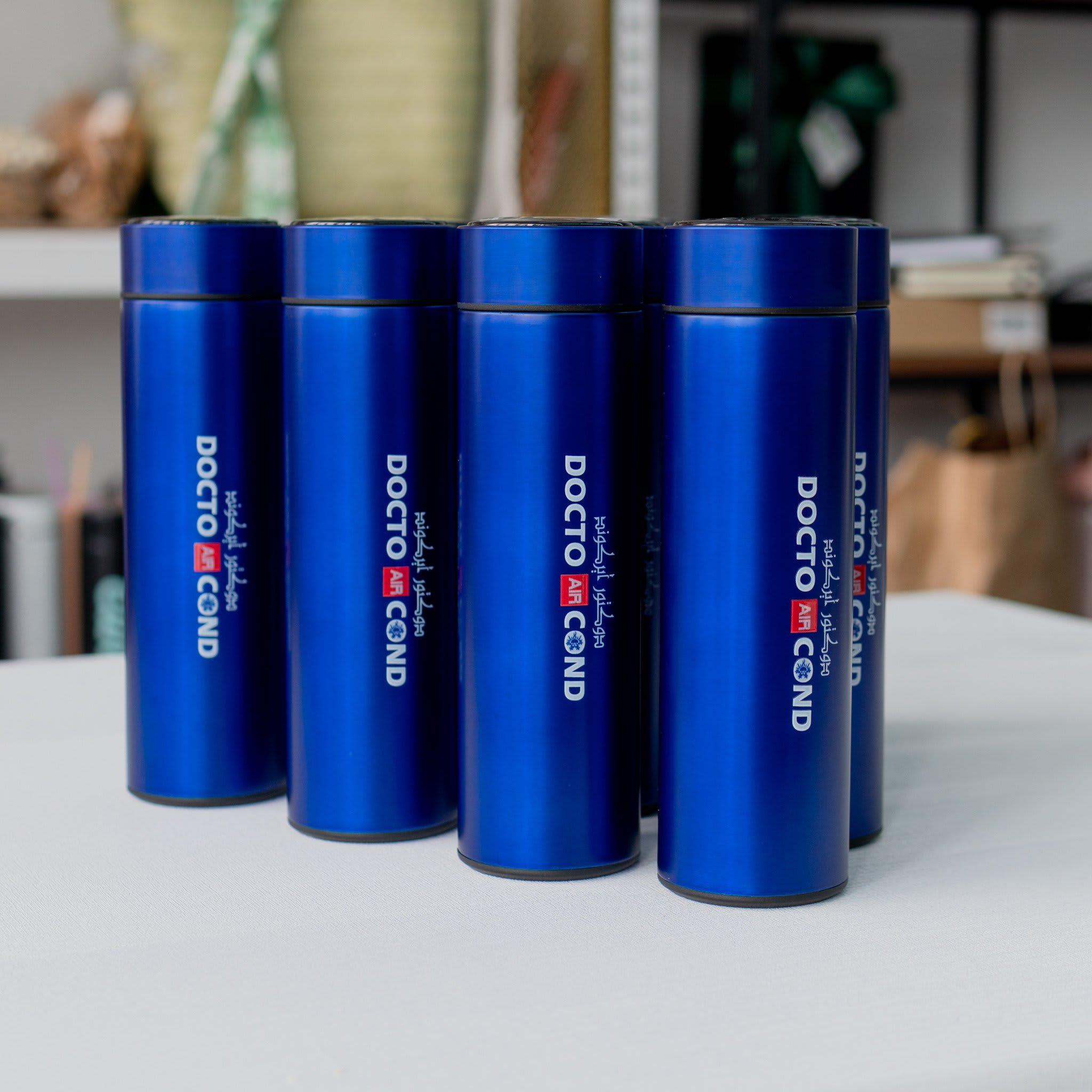 Thermos flask with logo - docto aircond product photo square-5