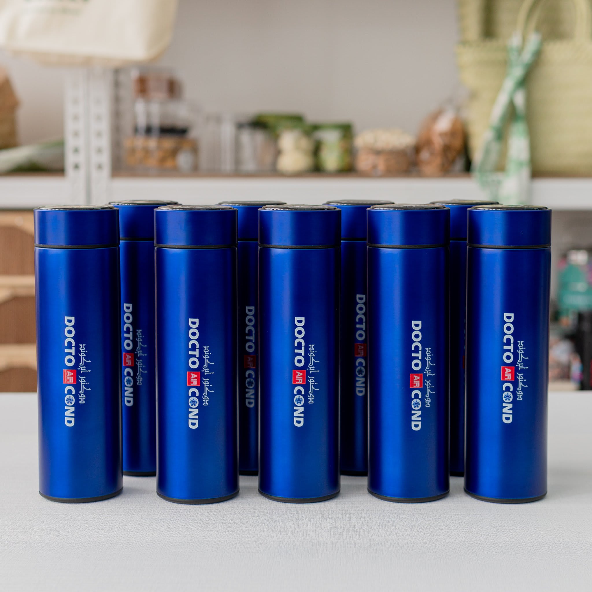 Thermos flask with logo - docto aircond product photo square-4