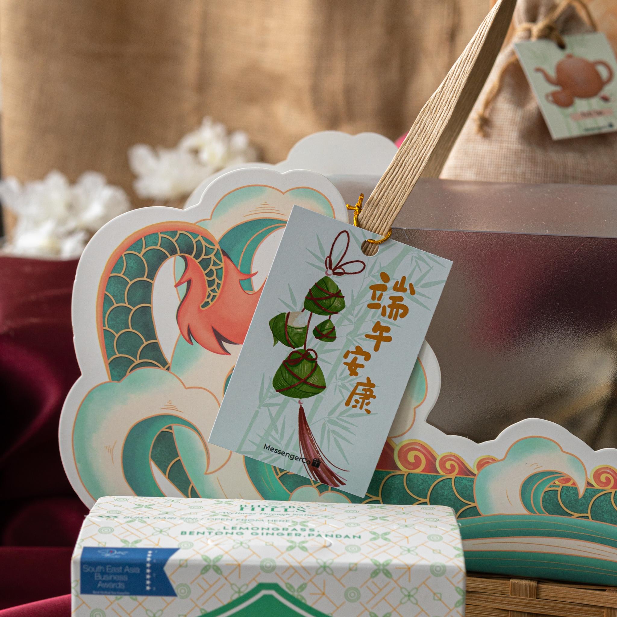 Dragon boat gift set - zongzi dragon product photo square-7