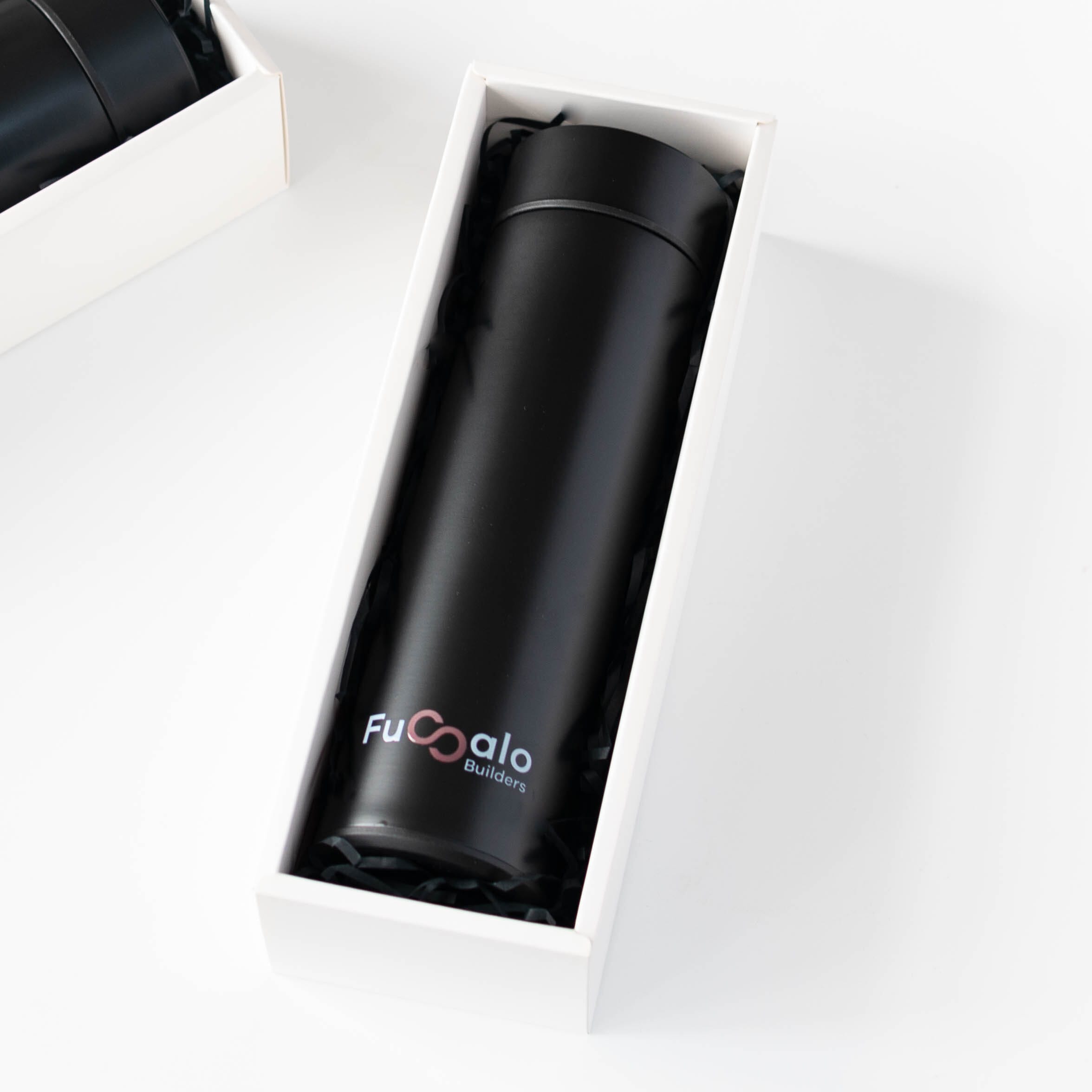 Custom logo thermos flask - fusalo builders product photo square-4
