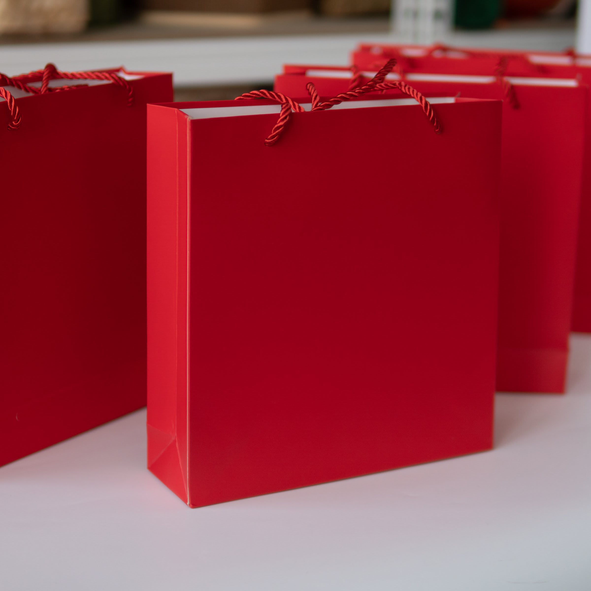 Custom logo red notebook and pen gift set- grandee marketing product photo square-6