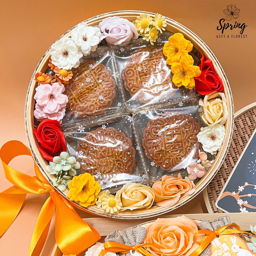 Prosperity double layer musical rattan basket set b - spring2u product photo square-2