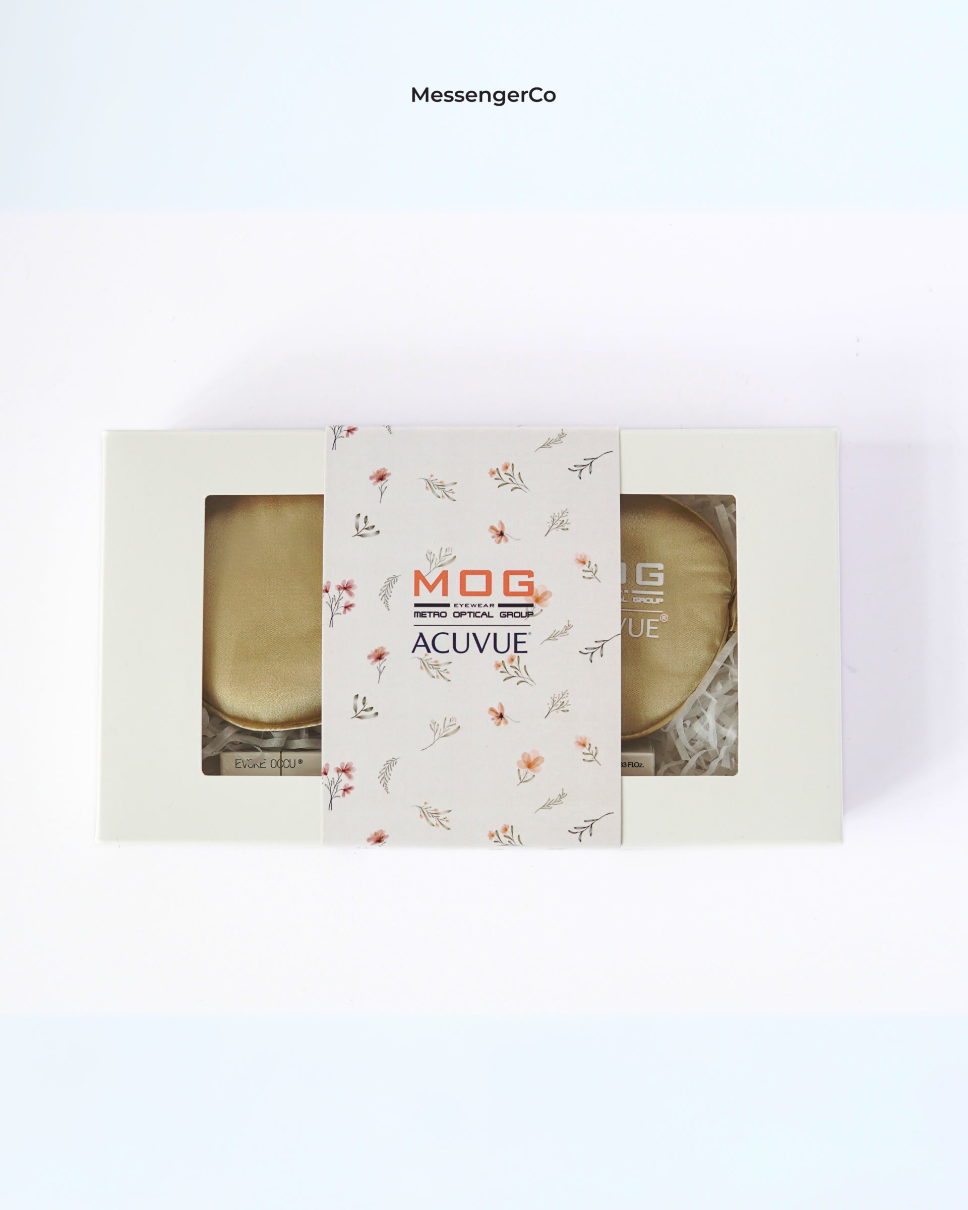 Custom eye mask gift set - mog x acuvue product photo portrait-2