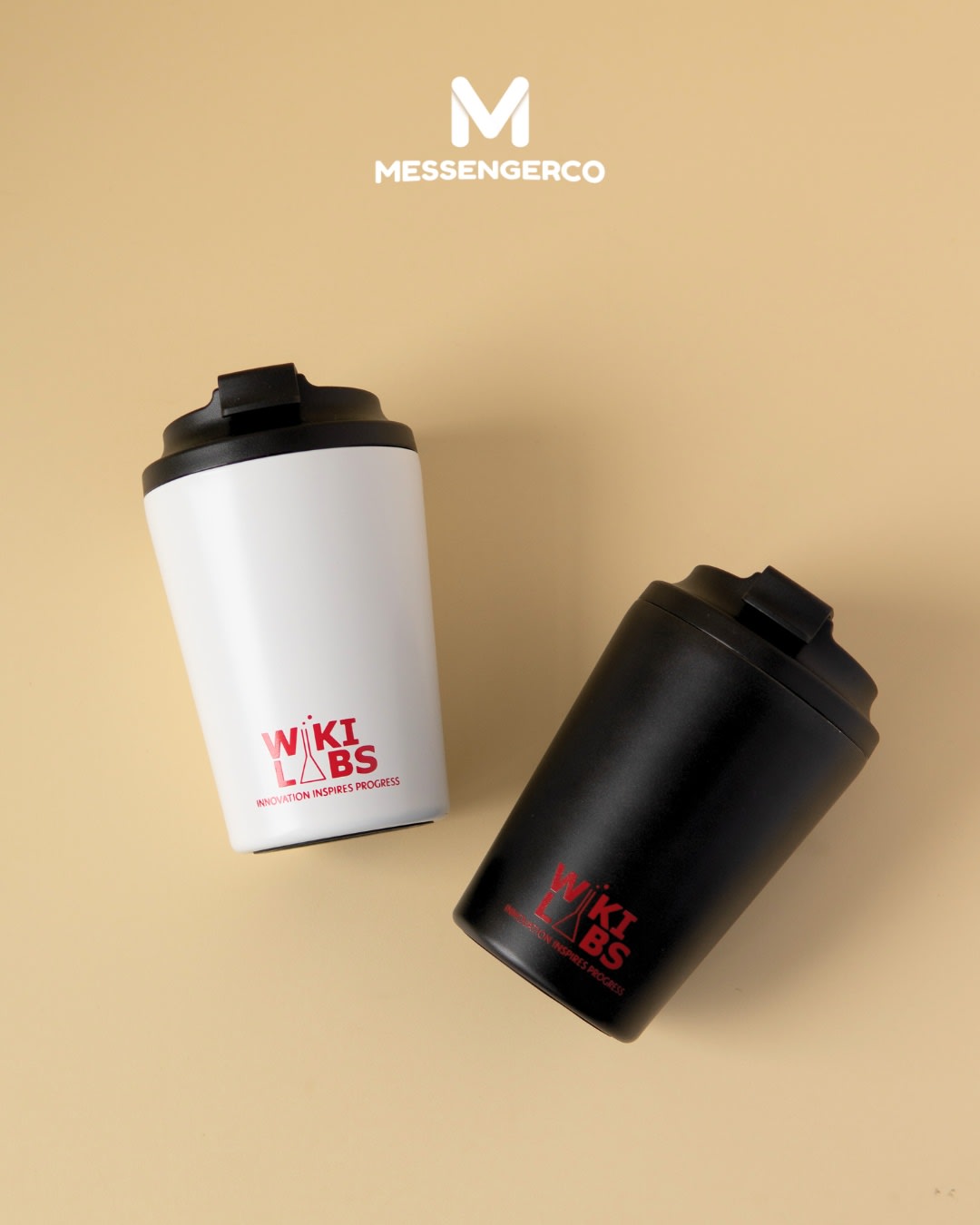 Customized stainless steel mug - wikilabs product photo portrait-5