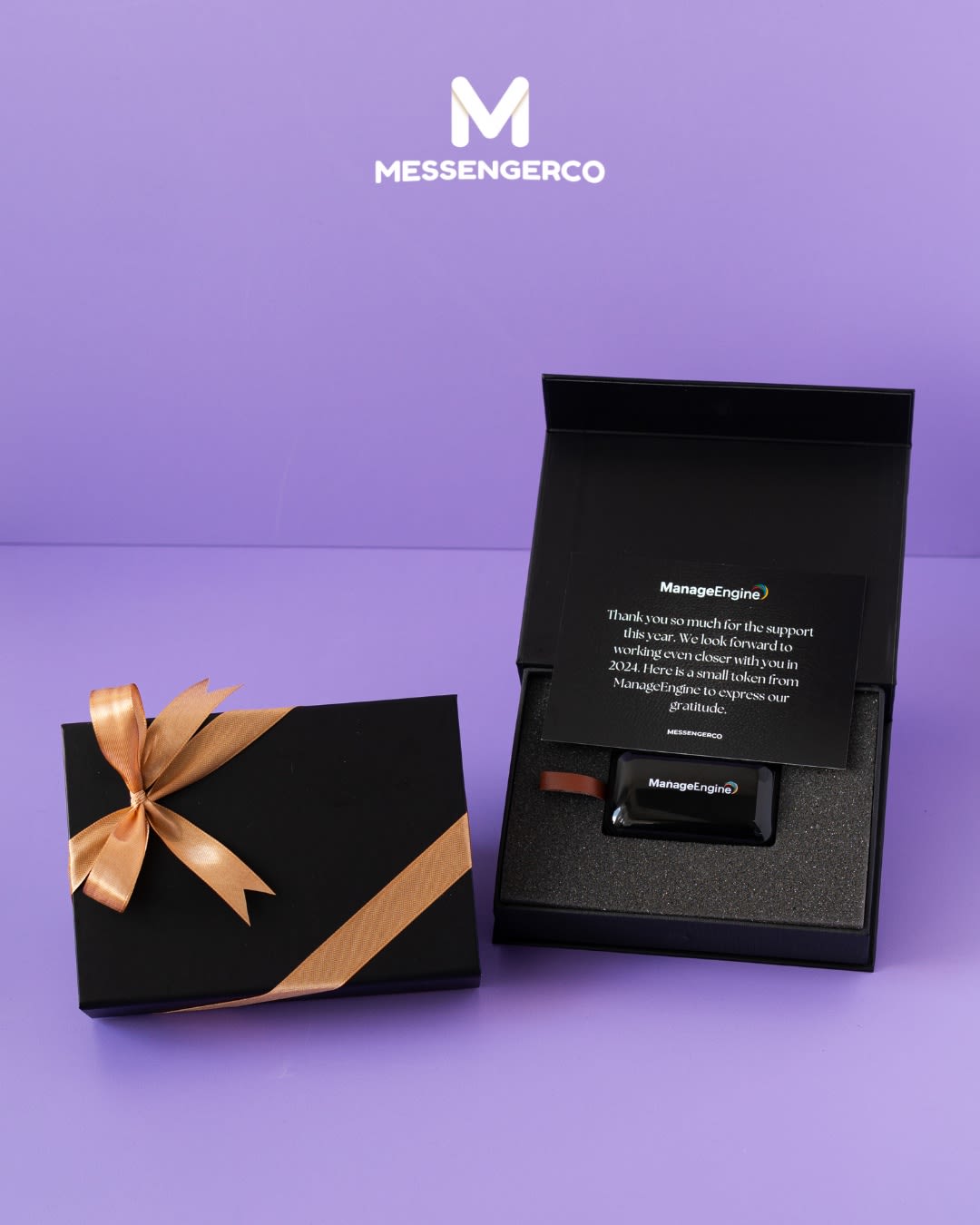 Personalized earbuds - manage engine product photo portrait-2