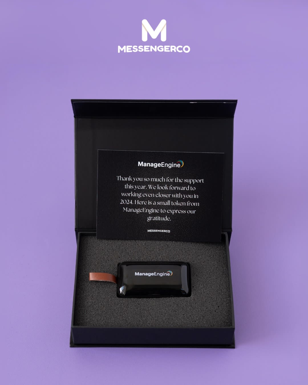 Personalized earbuds - manage engine product photo portrait-4