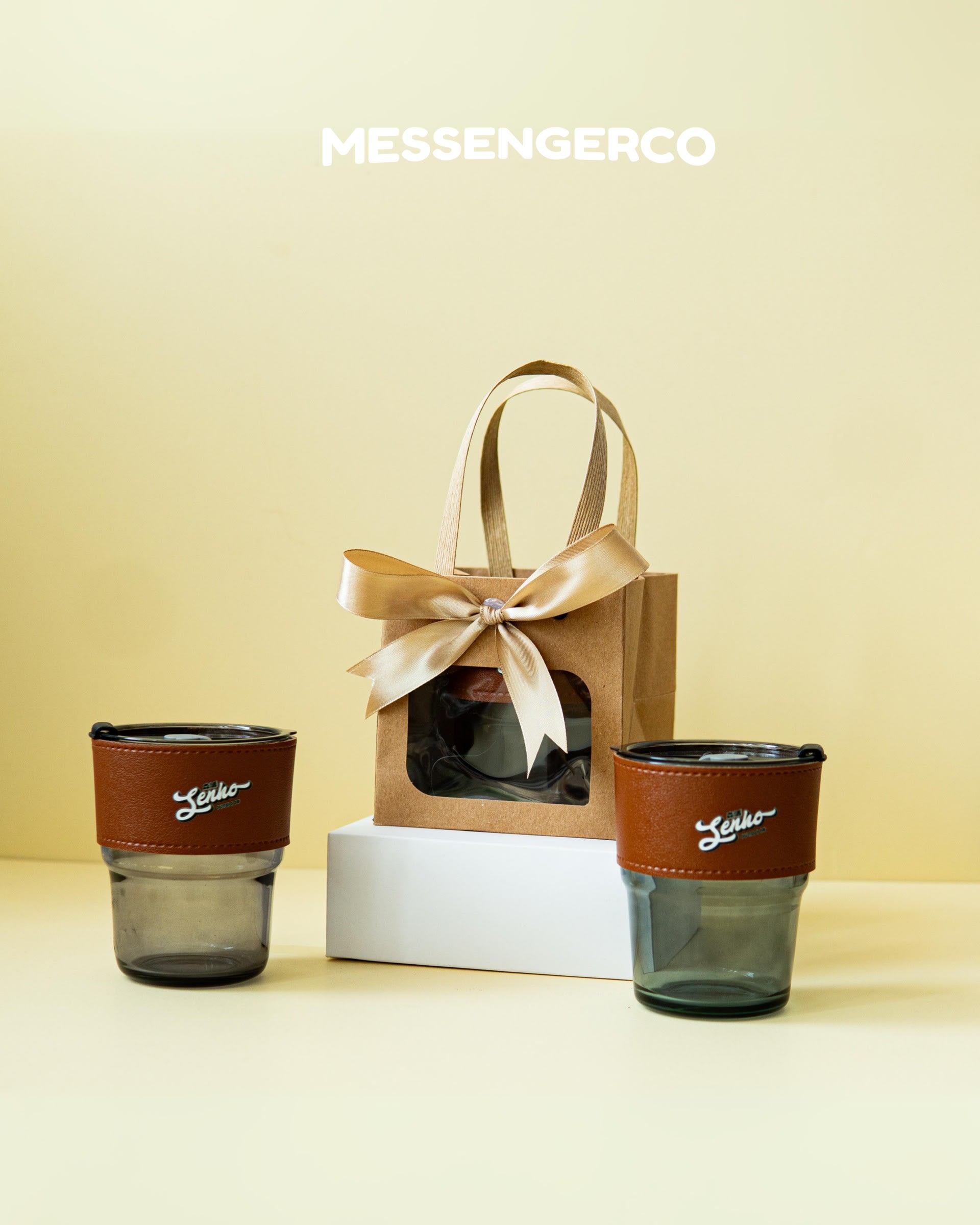 Glass mug set - senho product photo portrait-2