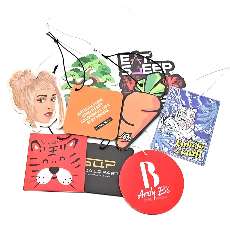 variations-of-scented-hanging-cards with cool designs