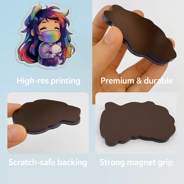 sample acrylic fridge magnet cute