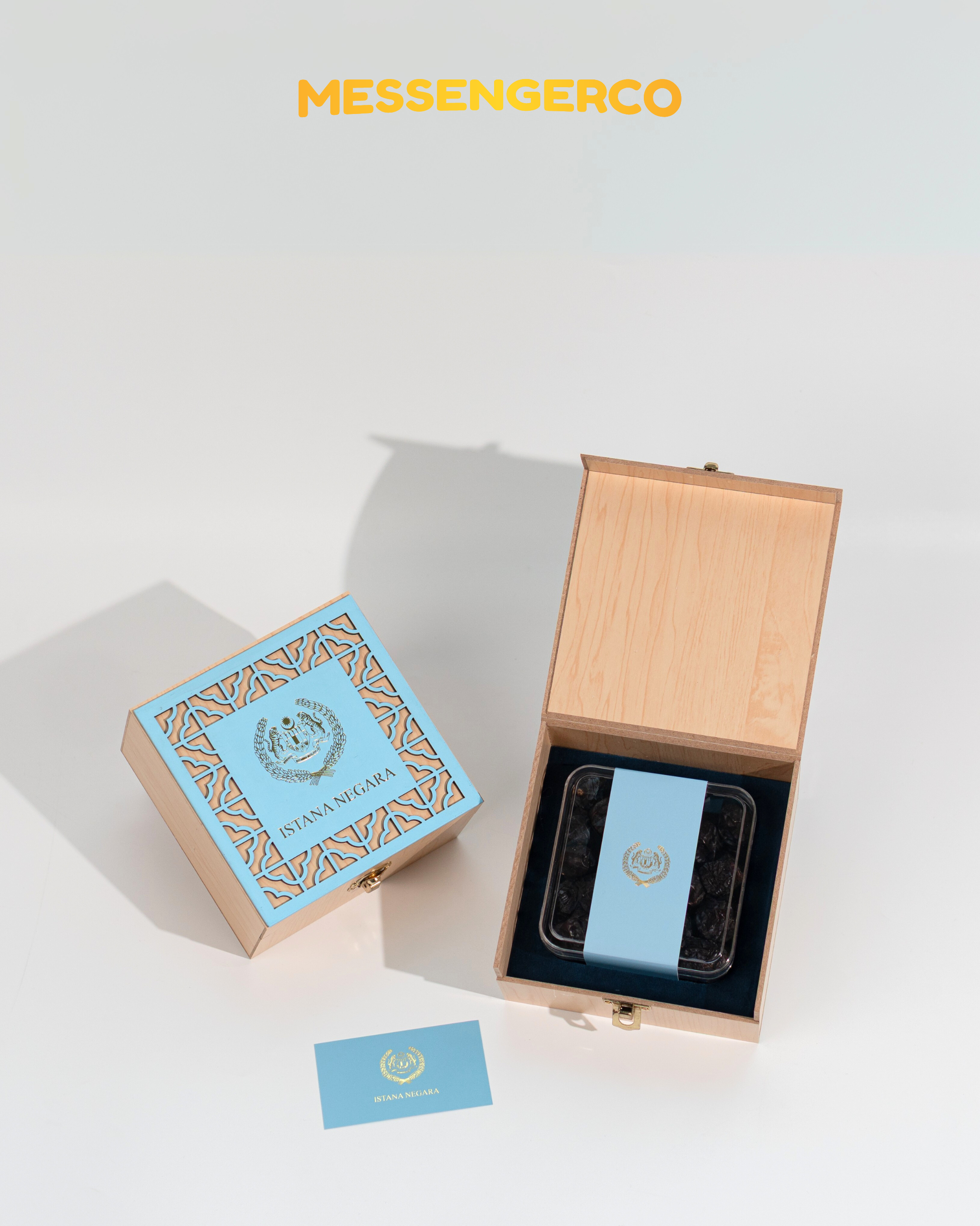 elegant ramadan gift set featuring ajwa dates, dried fruits, and customised box for istana negara