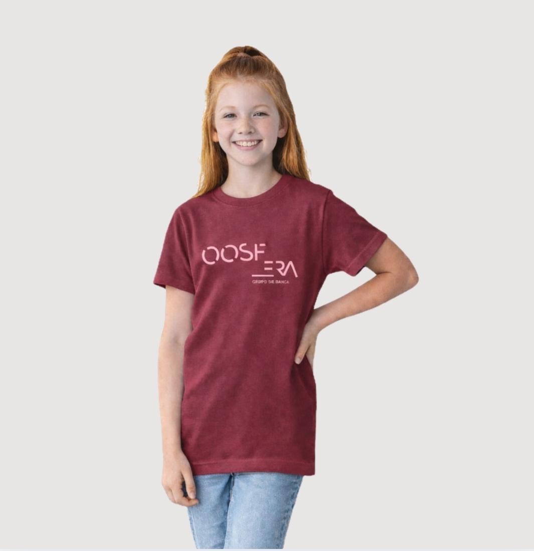 T-shirt Bordô Oosfera 25/26