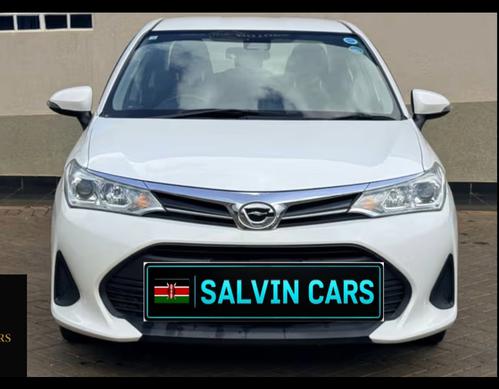 Toyota Axio available for hire at SalvinCars