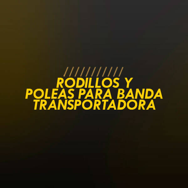 Rodillos y Poleas para Banda Transportadora