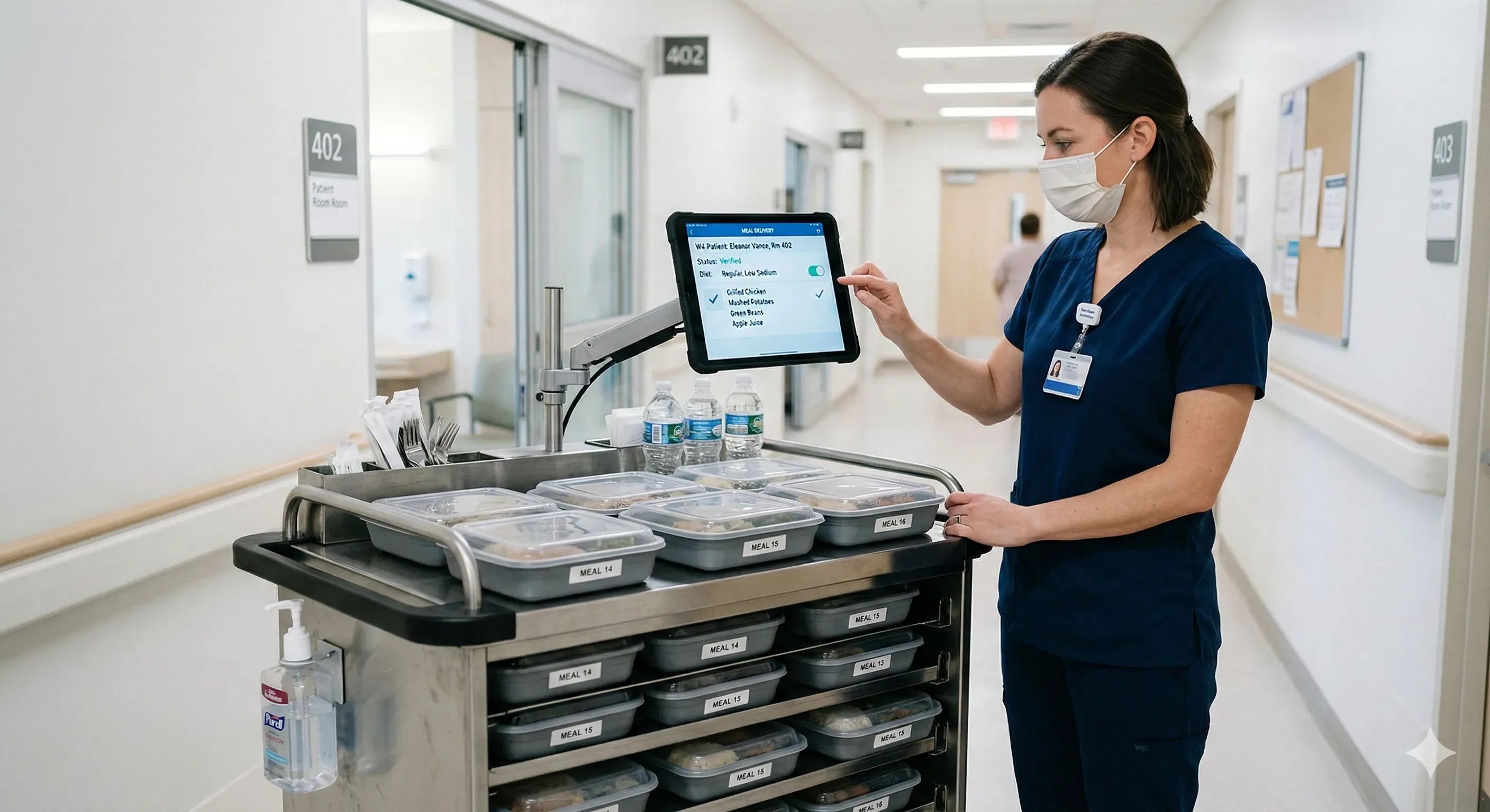 Hospital food management with MealPe