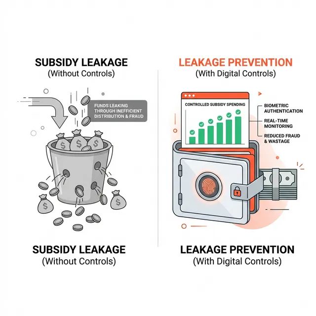 Subsidy leakage prevention with pre-paid card controls