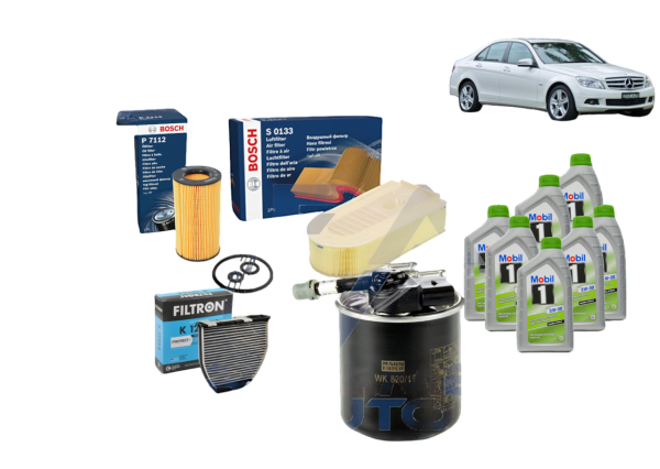 kit tagliando mercedes classe c (w204) c 180 cdi- k.t.merc.cd180c