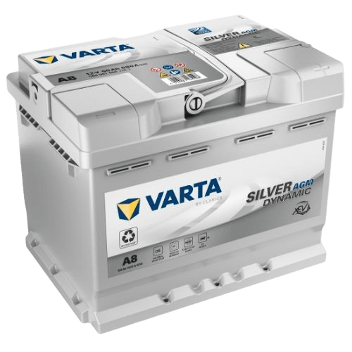 batteria varta 60ah agm a8 (d52)  start stop en 680 - 560901068