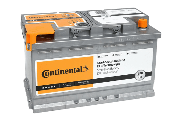 BATTERIA CONTINENTAL 80AH EFB 730A N80 - 2800012040280