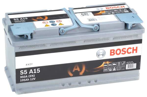 BATTERIA BOSCH 105AH AGM 950A P+ ELETTRICHE - 0092S5A150