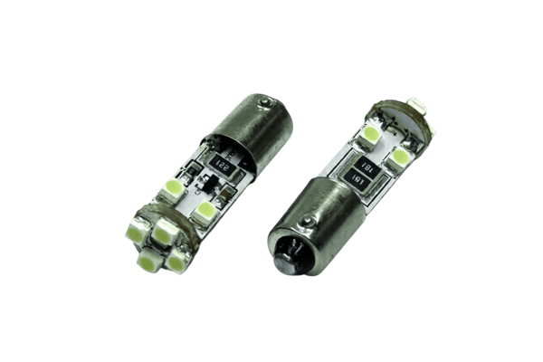 LAMPADE LED SERIE POWER H6W 12V BASE BAX9s - LED-105