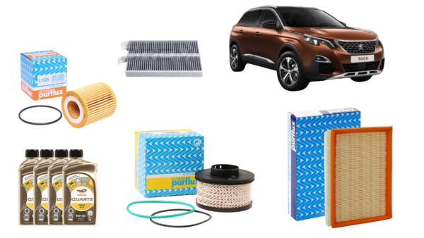 Kit tagliando completo Pegeout 3008 2 Suv 15 Bluehdi 130 - K.TAGL.3008.II