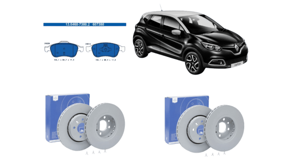 Kit freni pastigle + dischi freni Renault Capture 1 2013 >  - K.FRENI.CAPTURE.1.2013