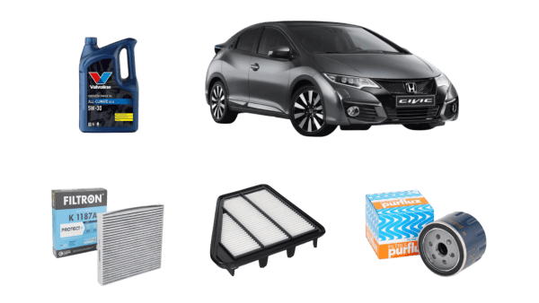 Kit tagliando completo Honda Civic 9 16 - K.TAGL.CIVIC.9.16