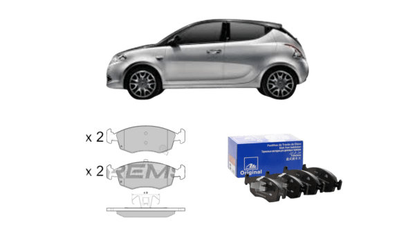 Kit freni completo Lancia Y 312 2011 > - K.FRENI.LANCIAY.2011