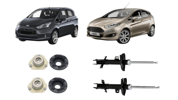 Kit completo ammortizzatori Ford Fiesta (2008-2017) Mk6 e B-Max (2012-2017) - K.AMM.FIESTA.BMAX