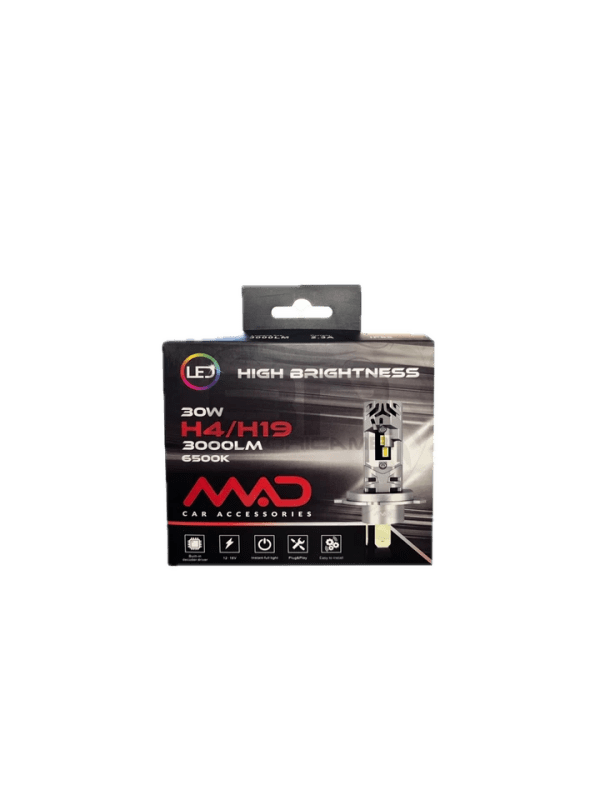 Luci LED EMC CANBUS High Brightness H4/H19 30W 3000LM, 6500K MAD - 12692