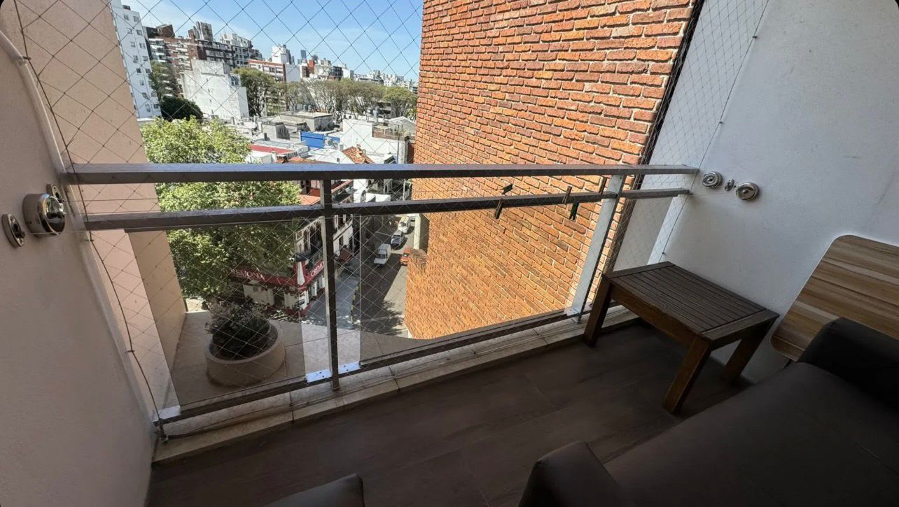 Amplio monoambiente en alquiler totalmente amueblado