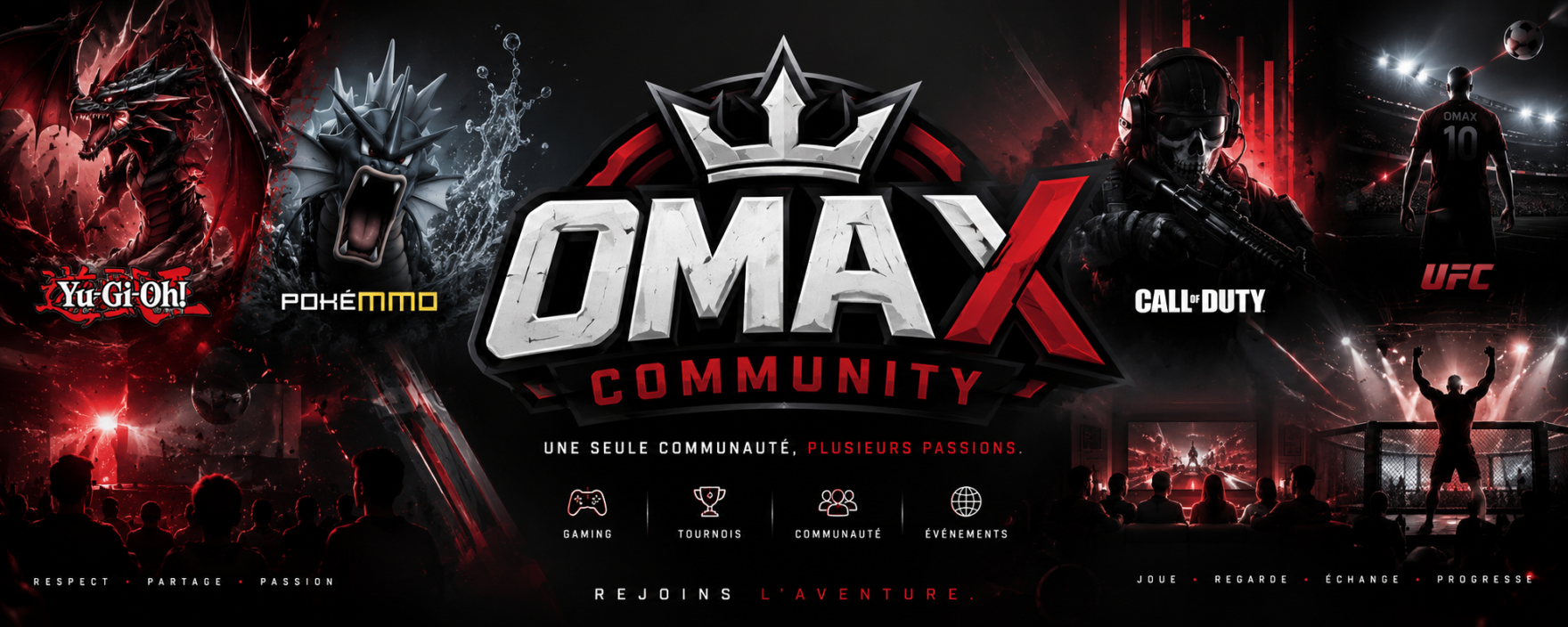 Bannière du serveur OMAX Community