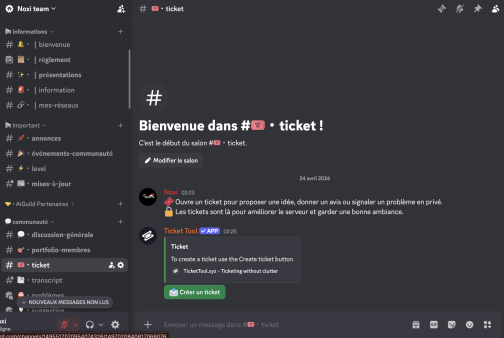 Image du serveur