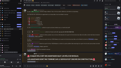 Image du serveur