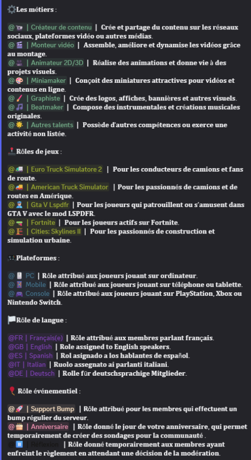 Image du serveur