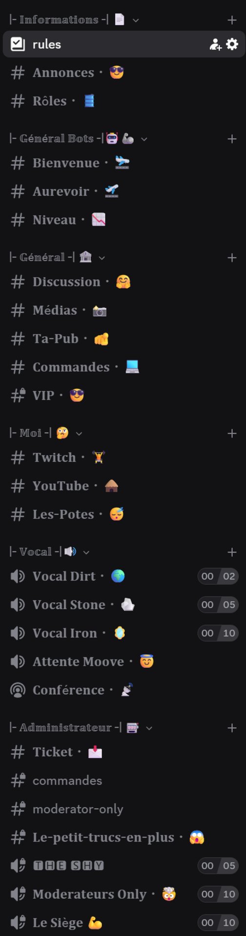 Image du serveur