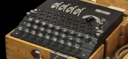 Image The Enigma machine