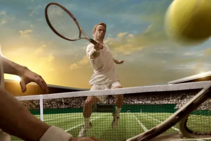 Image The Wimbledon tennis tournament