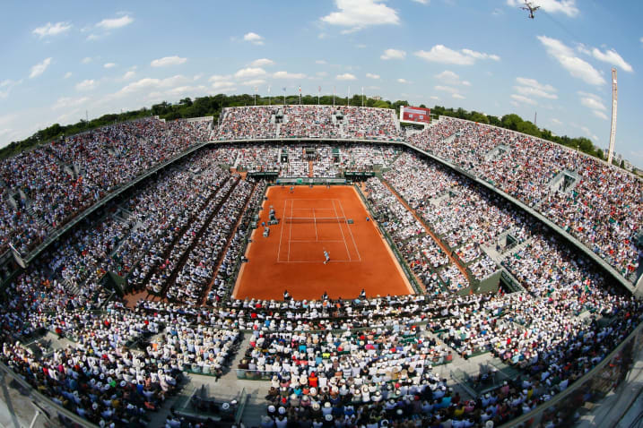 Image The Roland Garros tennis tournament