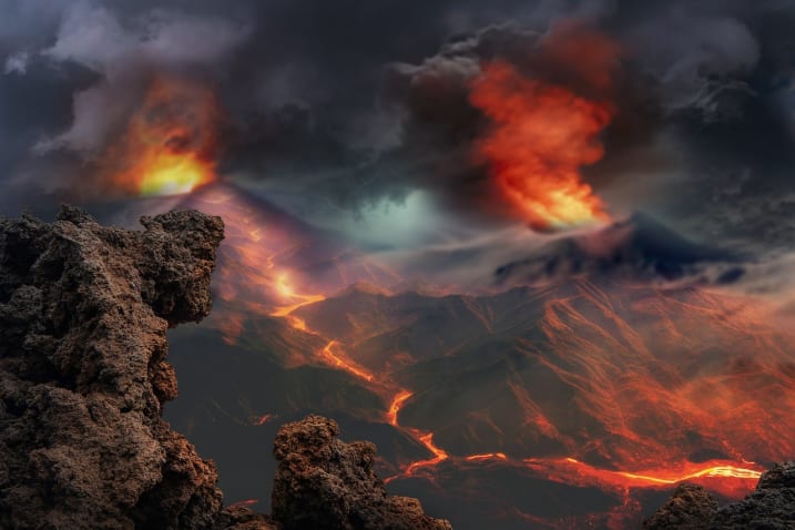 Image Les volcans et la tectonique des plaques