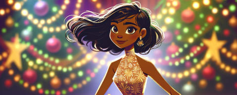 L'aventure de Lyna et l'étoile de Noël