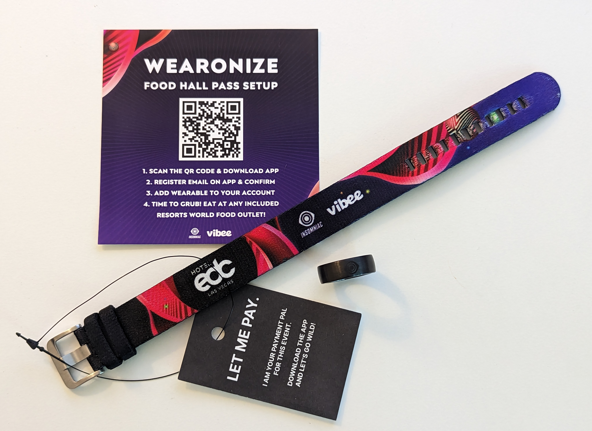 Live Nation Payment Wristband